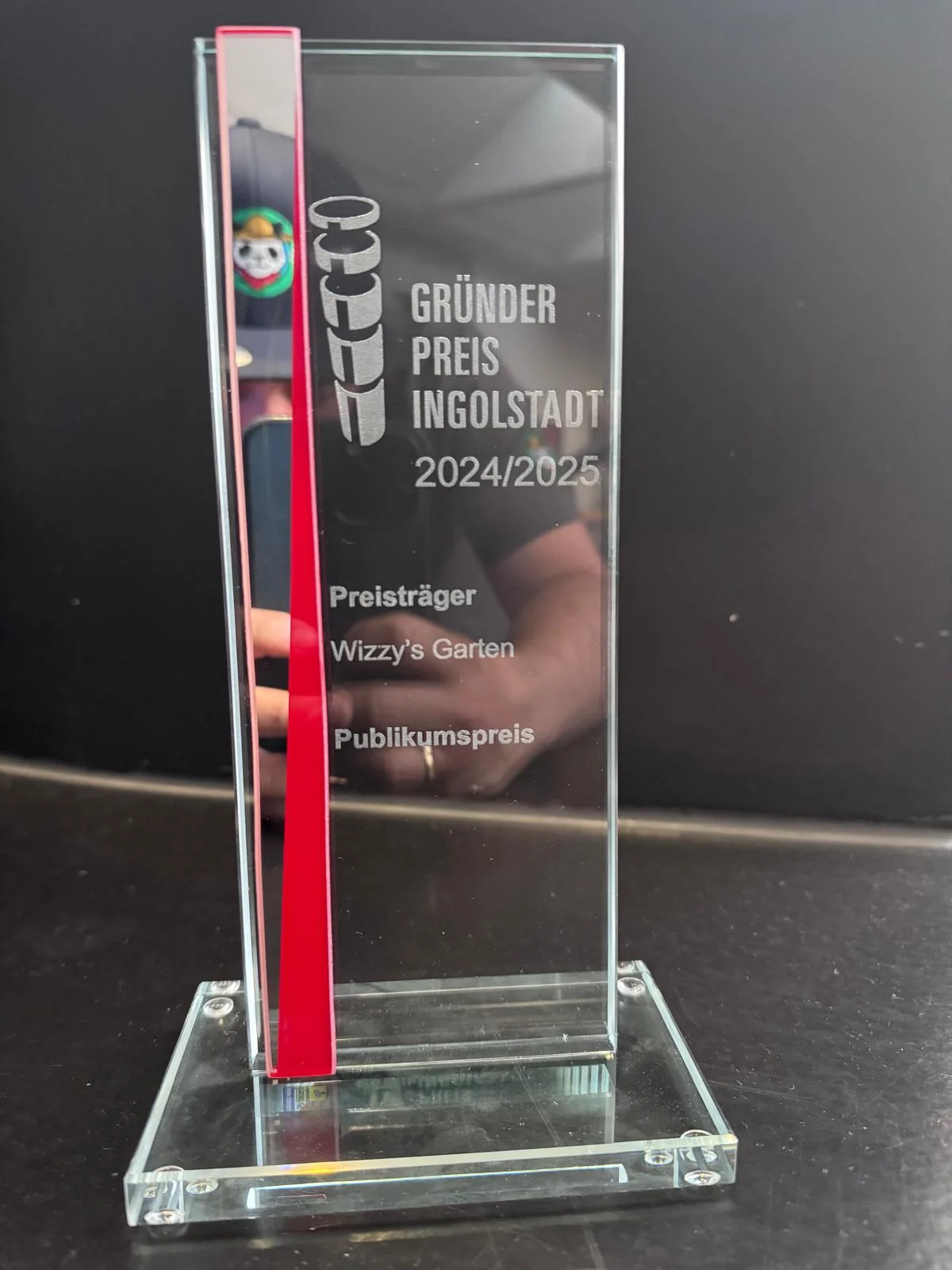 Pokal Gründerpreis Ingolstadt 2024/2025: Preisträger Wizzy's Garten, Publikumspreis